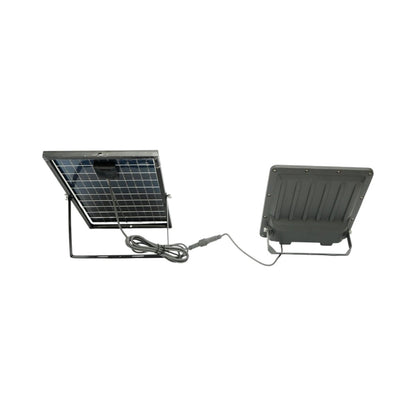 200W LED reflektor, 6500K bifaciális 20W napelem panellel, 10000mAh akkumulátor és távirányító IP66 Breckner Germany