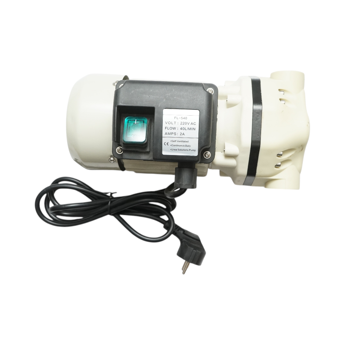 Ureavíz átviteli szivattyú 220V, 400W, 40L/min teljesítmény, 2800rpm fordulatszám IP55 Breckner Germany