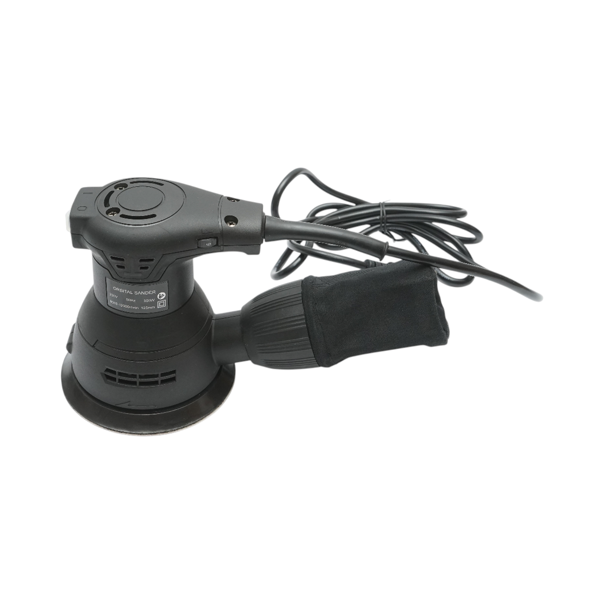 Professzionális excentrikus orbitális csiszoló 125mm, 350W, 220V, porgyűjtő zsák, 6 fokozatú sebesség 8000-12000rpm