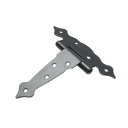 Fekete dekoratív zsanér T5, 130mm