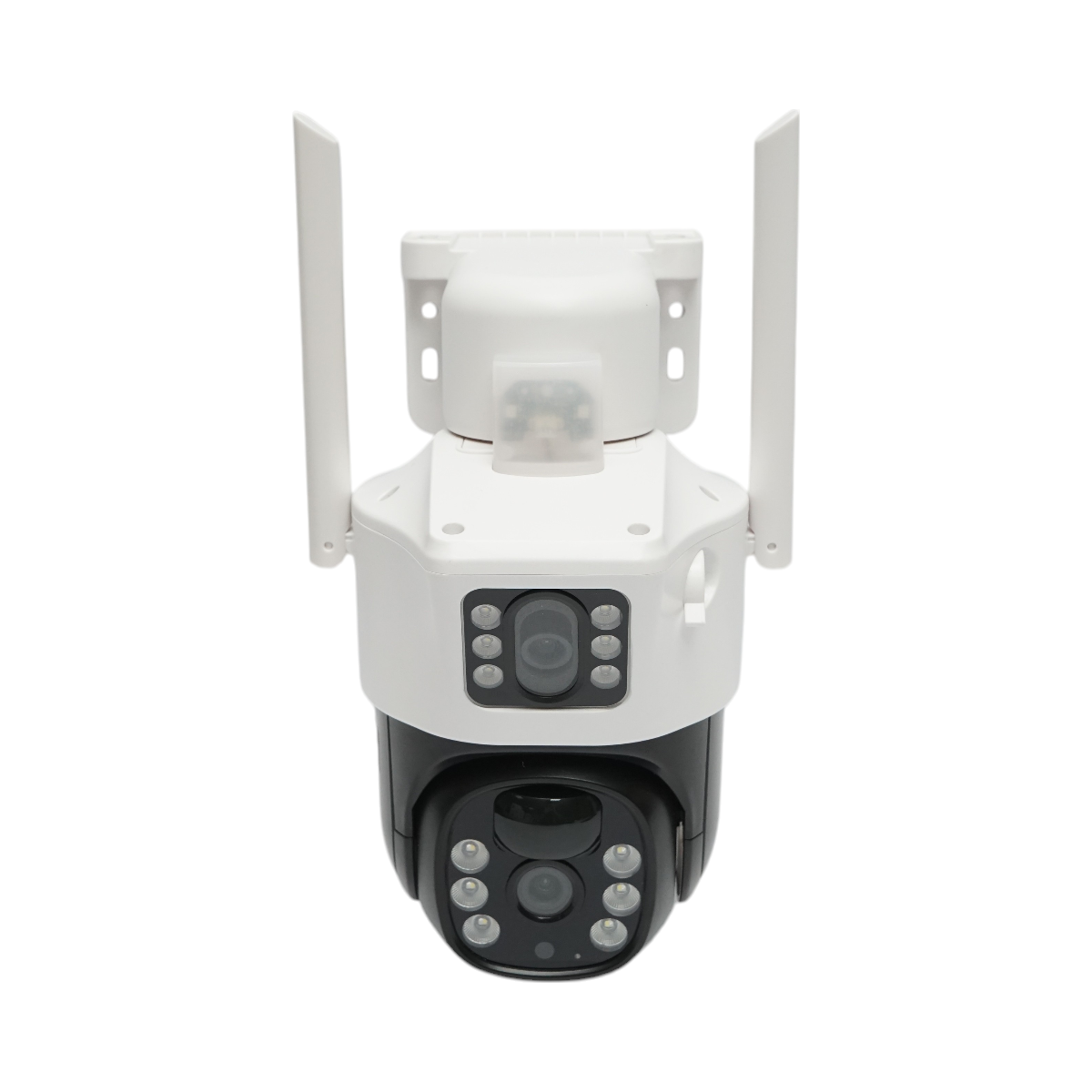 Megfigyelő kamera kettős objektívvel 2x2MP, WIFI forgó 7W-os napelemmel, PTZ, 1080P, mozgásérzékelő, éjjellátó, V380 Pro alkalmazással