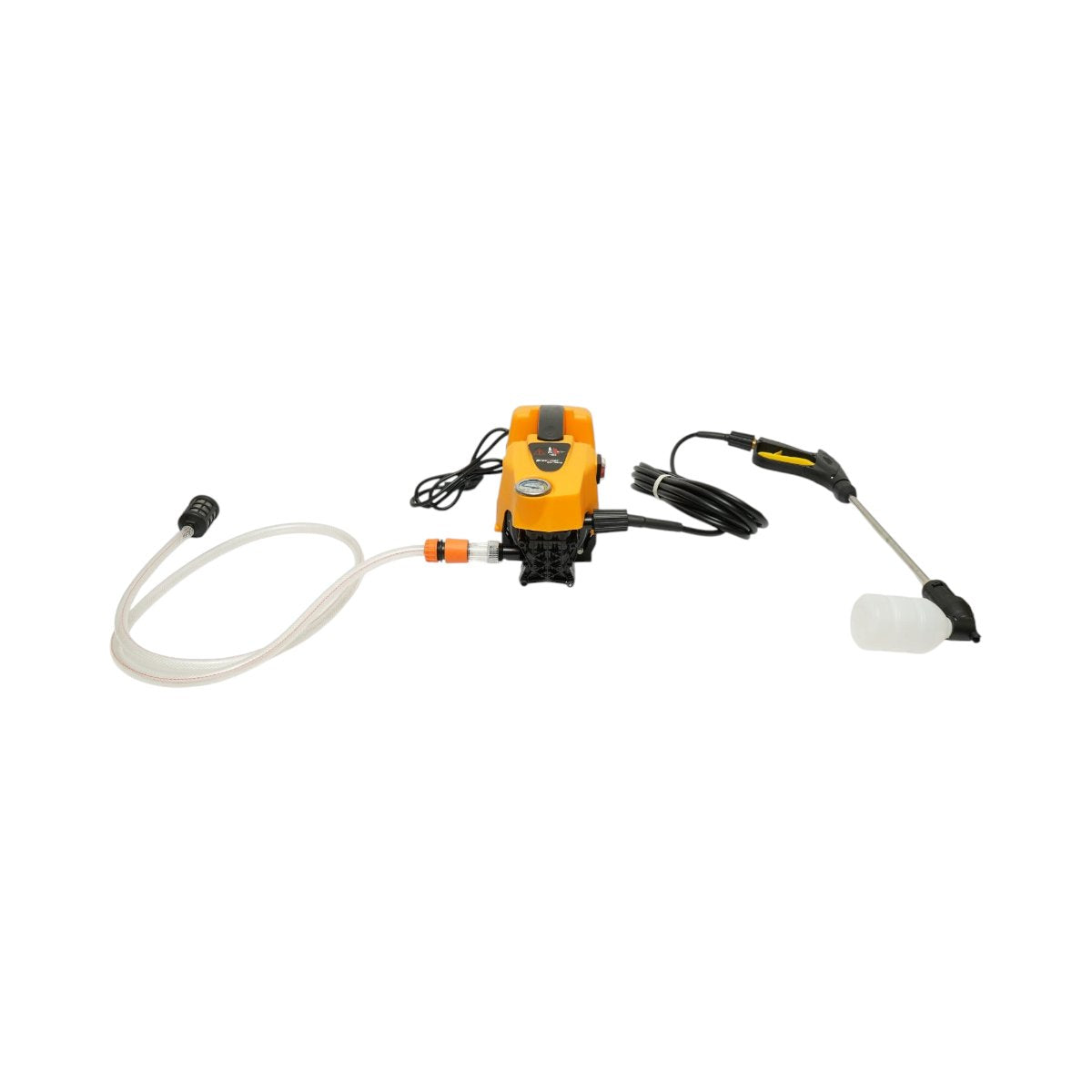 Magasnyomású mosó, sterimo 800W, 220V, 40 bar, 5 L/min vízáramlás pisztollyal, habtartály és 7m tömlővel Breckner Germany