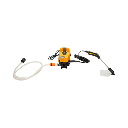 Magasnyomású mosó, sterimo 800W, 220V, 40 bar, 5 L/min vízáramlás pisztollyal, habtartály és 7m tömlővel Breckner Germany