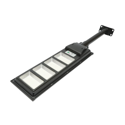 Napelemes LED utcai utcai lámpa 200W 6500K 12W-os napelemmel, 12000mAh akkumulátorral, távirányítóval, IP65 oszlopra szerelhető Breckner Germany