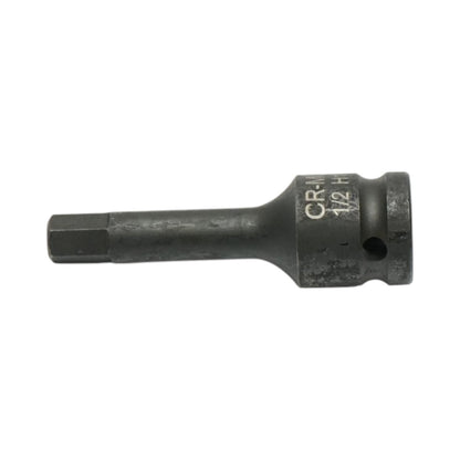 Breckner Germany H10 hexagonális ütő bitdugókulcs, 78mm, 1/2 inch négyzet Cr-Mo