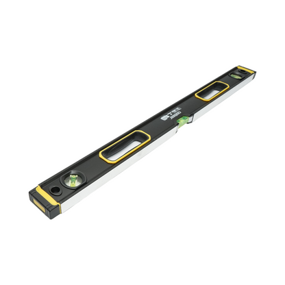 Mágneses alumínium vízmérték 800mm, 3 vízmérték, 2 fogantyú Crownman