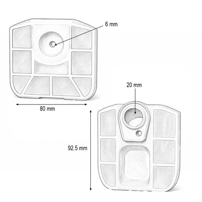 Nagy levegőszűrő láncfűrészhez China 3800, 4100, 4500, 4600, 5200 modellekhez THOR