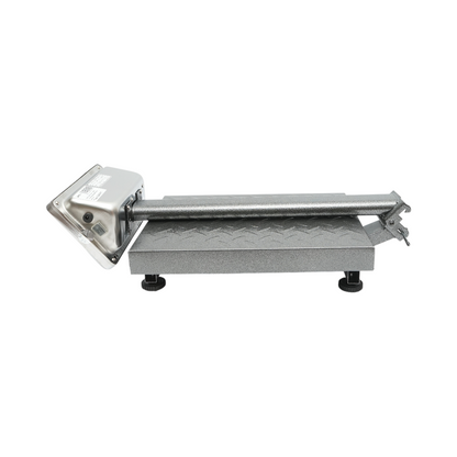 Elektronikus padlómérleg 150kg platformtípus 400x300mm összecsukható karral, LCD kijelző Breckner Germany