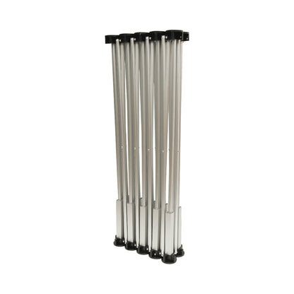 Összecsukható harmonika munkaasztal 10 lábbal, alumínium vázzal 226x61x72cm