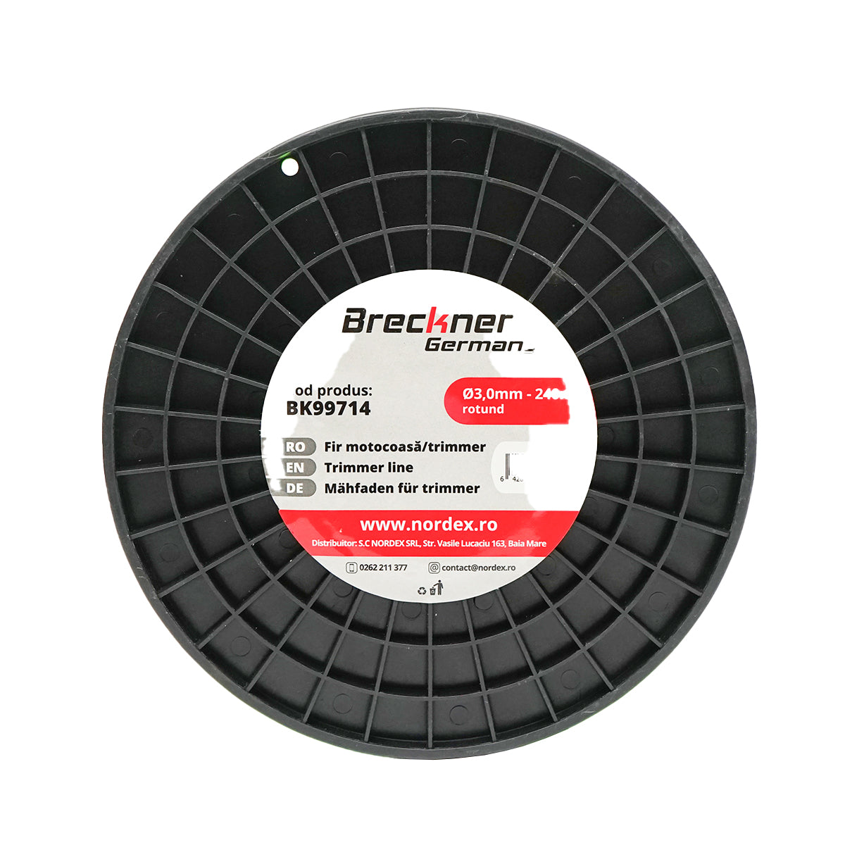 Fűkasza damil, kerek 3 mm x 240 m Breckner Germany