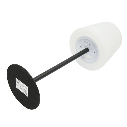 LED asztali lámpa 2W fekete, akkumulátor 3.7V/1200mAh, újratölthető USB 5V/1A Breckner Germany