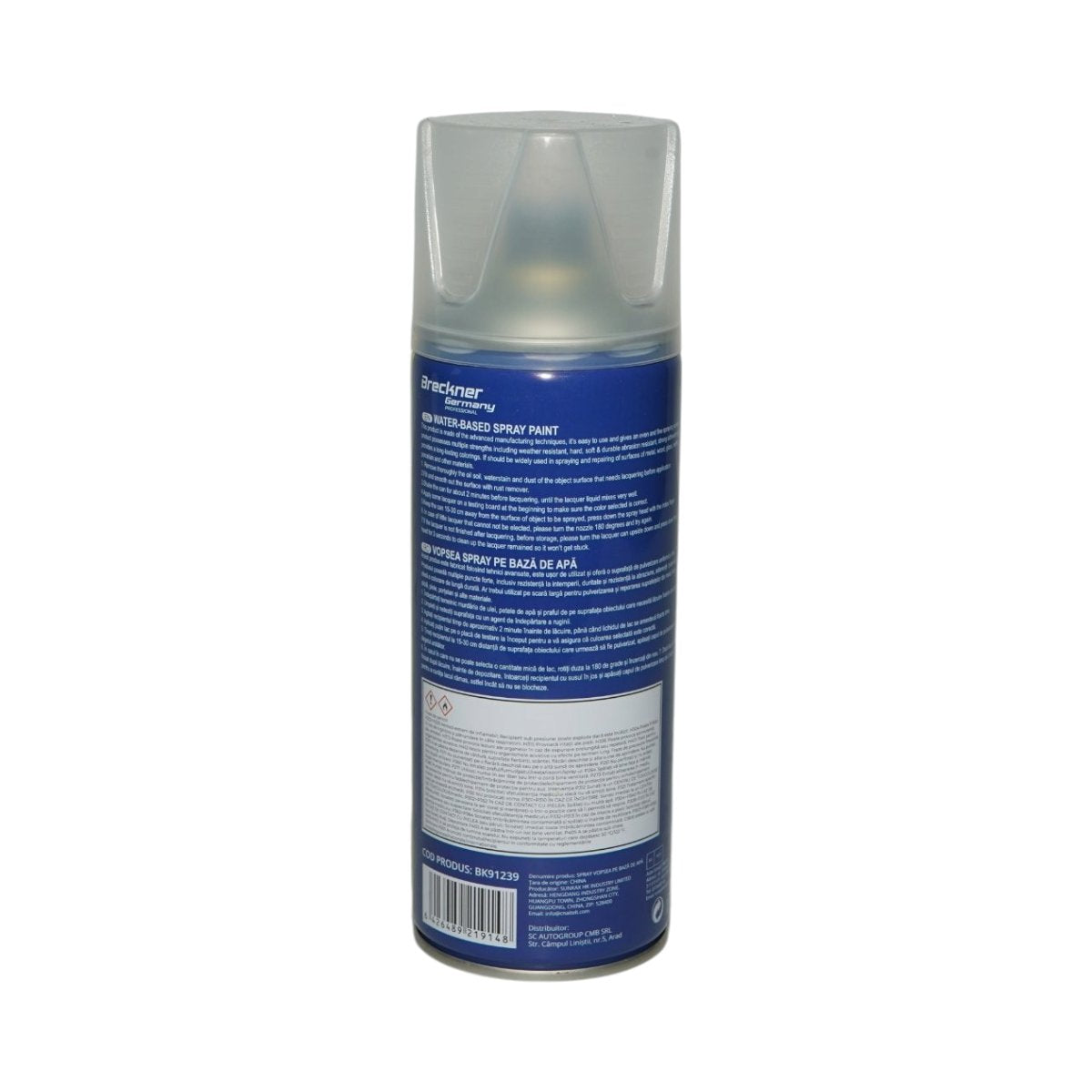 Spray lakk színtelen vízalapú 450ml Breckner Germany