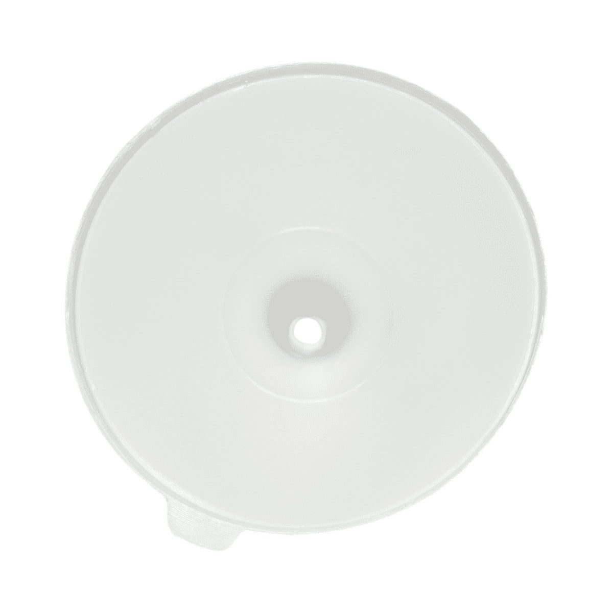Műanyag tölcsér 120 mm alba