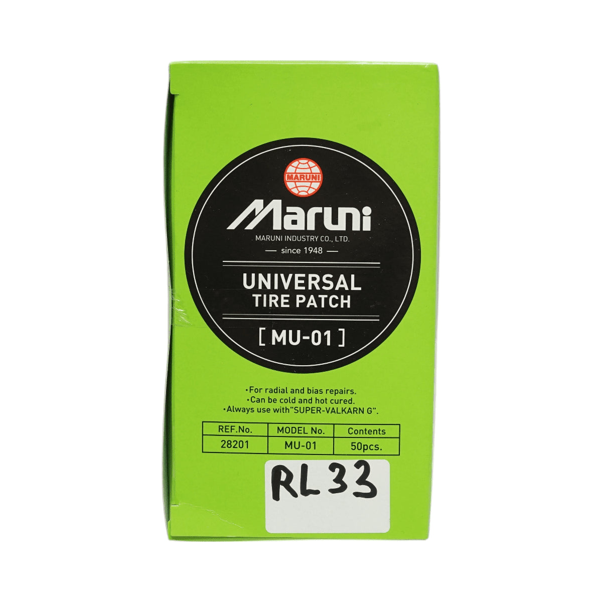 Kerek vulkanizáló foltok 65mm MU-01 belső csövekhez Maruni made in Japan