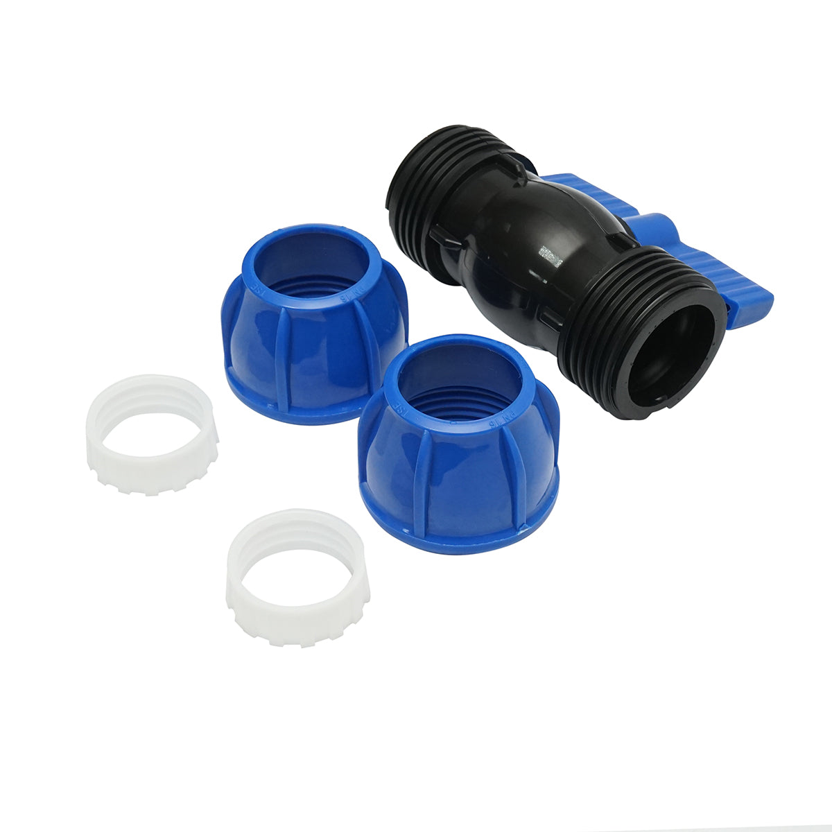 Kompressziós aljzatú kompressziós szelep belső menettel D50x50mm, PN16