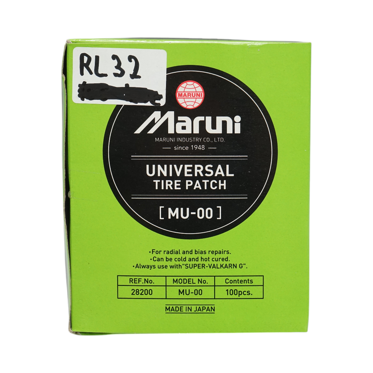 Kerek vulkanizáló foltok 43mm MU-00 belső csövekhez Maruni made in Japan