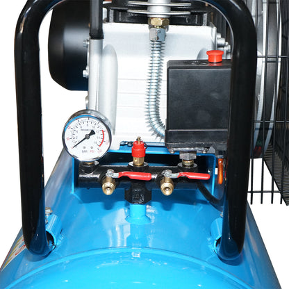 Légkompresszor 380V, 200L, teljesítmény 3kW/4CP maximális nyomás 8 Bar, áramlás 250L/min Breckner Germany