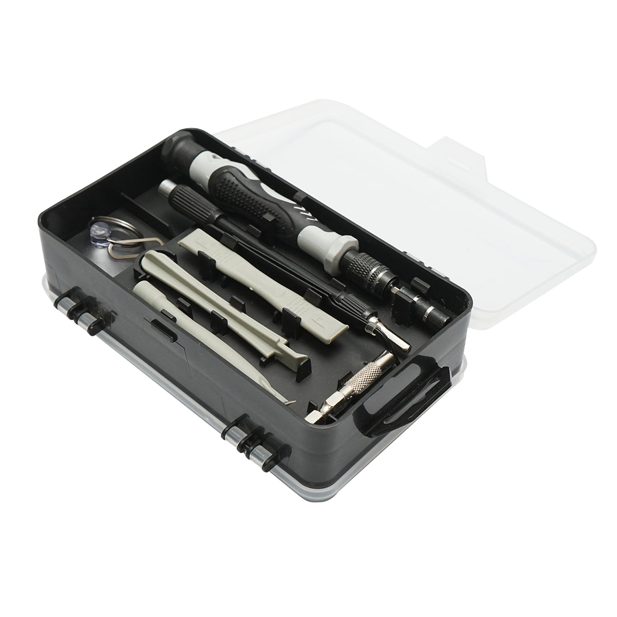 Precíziós csavarhúzó készlet bitek, torx, kereszt, hatszögletű, elektronikai 115 db