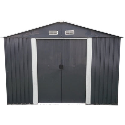 Fém kerti tároló 174x236x206cm