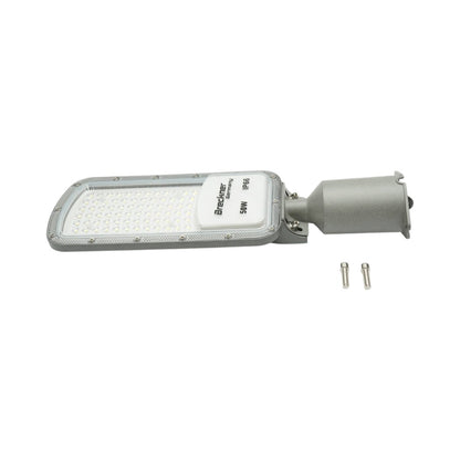 LED közúti világítólámpa 50W, 100-265V, 6500K, 5500lm oszlopra szerelhető 410x125x25mm IP66 Breckner Germany