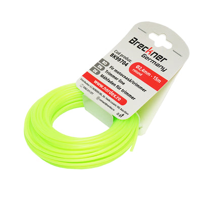 Fűkasza damil, kerek 2,4 mm x 15 m Breckner Germany