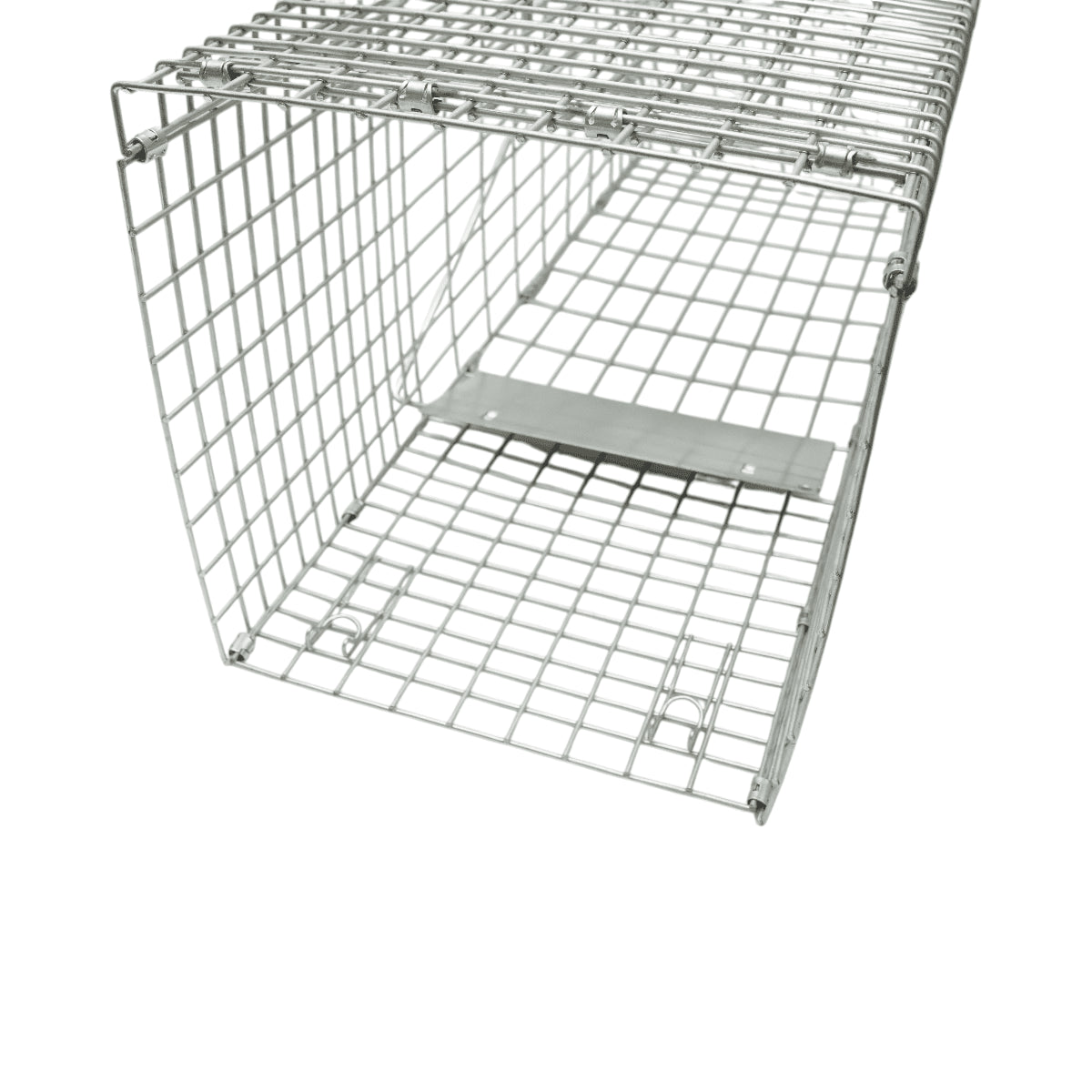 Robusztus fém ketrec csapda vadállatok befogására 66x25x25cm