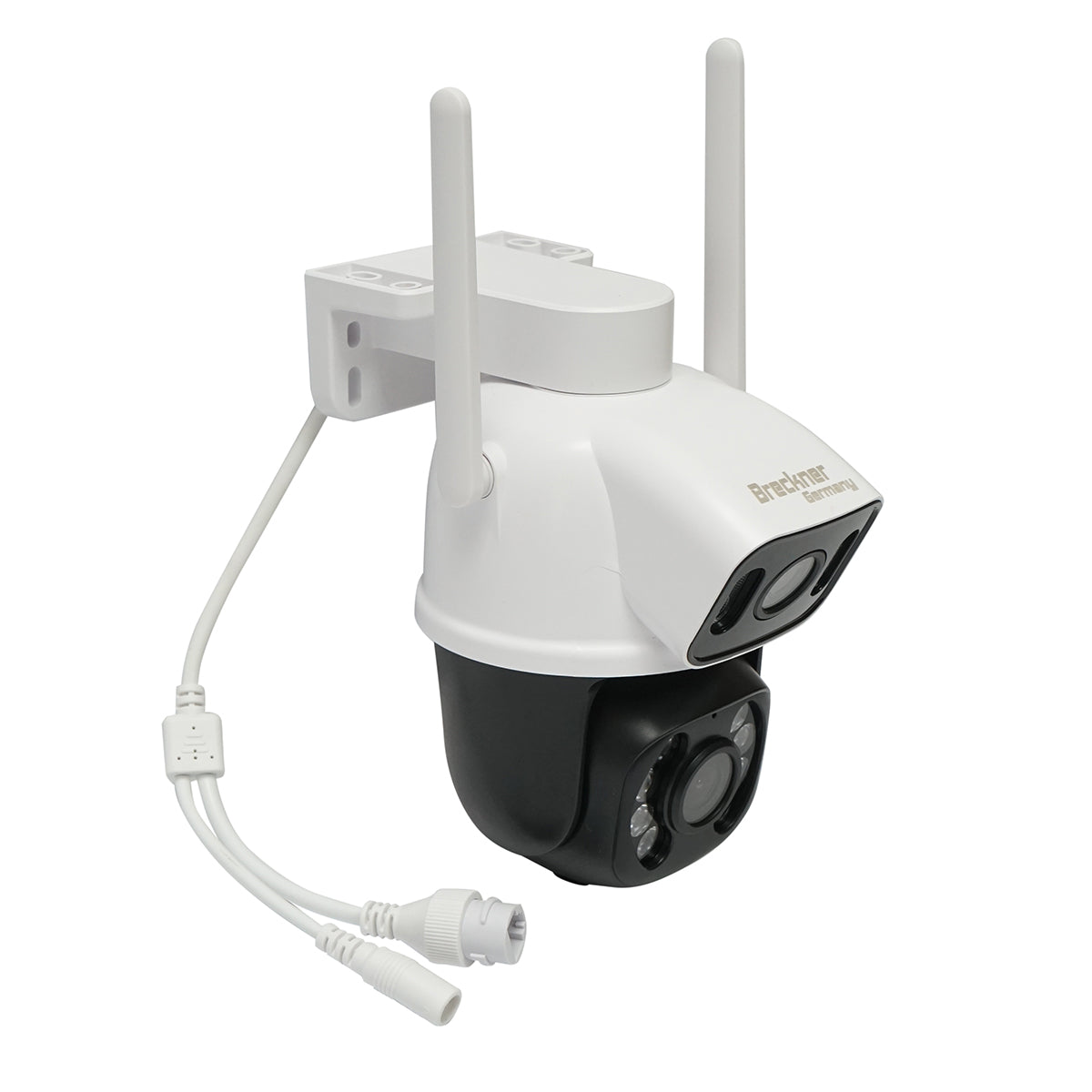 P2P intelligens megfigyelő kamera, WIFI, 6MP 1080P kültéri, kettős lencse, PTZ mozgásérzékelő, 360 fokos forgatás, ICSee applikáció