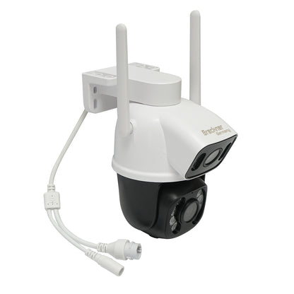 P2P intelligens megfigyelő kamera, WIFI, 6MP 1080P kültéri, kettős lencse, PTZ mozgásérzékelő, 360 fokos forgatás, ICSee applikáció