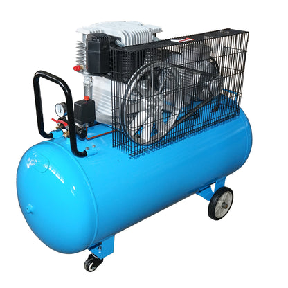 Légkompresszor 380V, 270L, teljesítmény 4kW/5.5CP maximális nyomás 8 Bar, áramlás 600L/min Breckner Germany