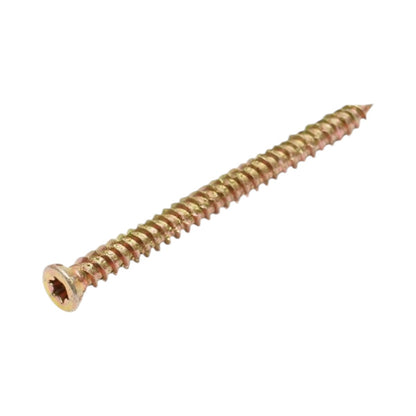 Ajtó-ablak szerelőcsavar 7.5x92mm, torx TX30, sárga cinkozott acél 100 db/doboz