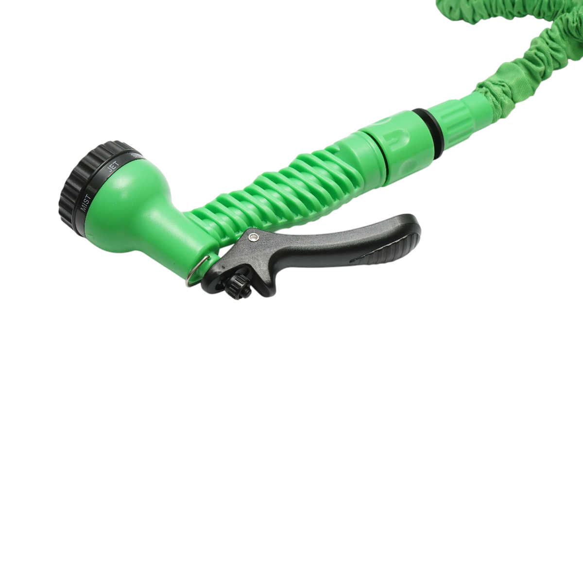 TPE kerti tömlő, slag, 5-15m, 7 irányban állítható fúvókával, 3/4 adapterrel, 1/2" gyorscsatlakozóval