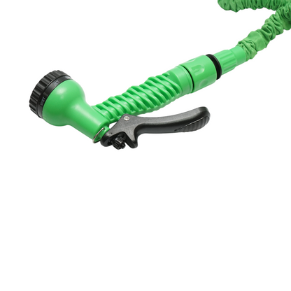 TPE kerti tömlő, slag, 5-15m, 7 irányban állítható fúvókával, 3/4 adapterrel, 1/2" gyorscsatlakozóval