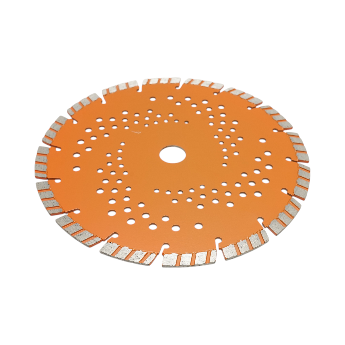 Turbo szegmentált gyémánttárcsa 230x22.23mm, szegmens 10mm vasbetonhoz, járdalapokhoz, betonblokkokhoz, betonblokkokhoz, kemény kőhöz Breckner Germany