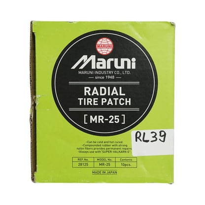Radiális gumiabroncs vulkanizációs javítófoltok 119x133mm MR-25 Barna, gyártva Japánban