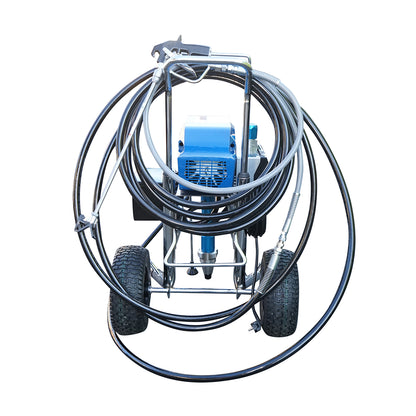 Professzionális airless festékszóró szivattyú dugattyúval és kefe nélküli motorral 4,5 kW, 220 V, 8,5 l/perc áramlás, 517-es fúvóka, maximális nyomás 227 bar M85