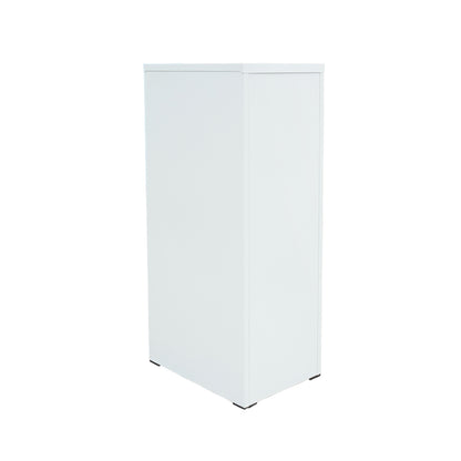 Iktatószekrény, fém, réselt, 4 fiók 1337x462x620mm, RAL7035 Breckner Germany