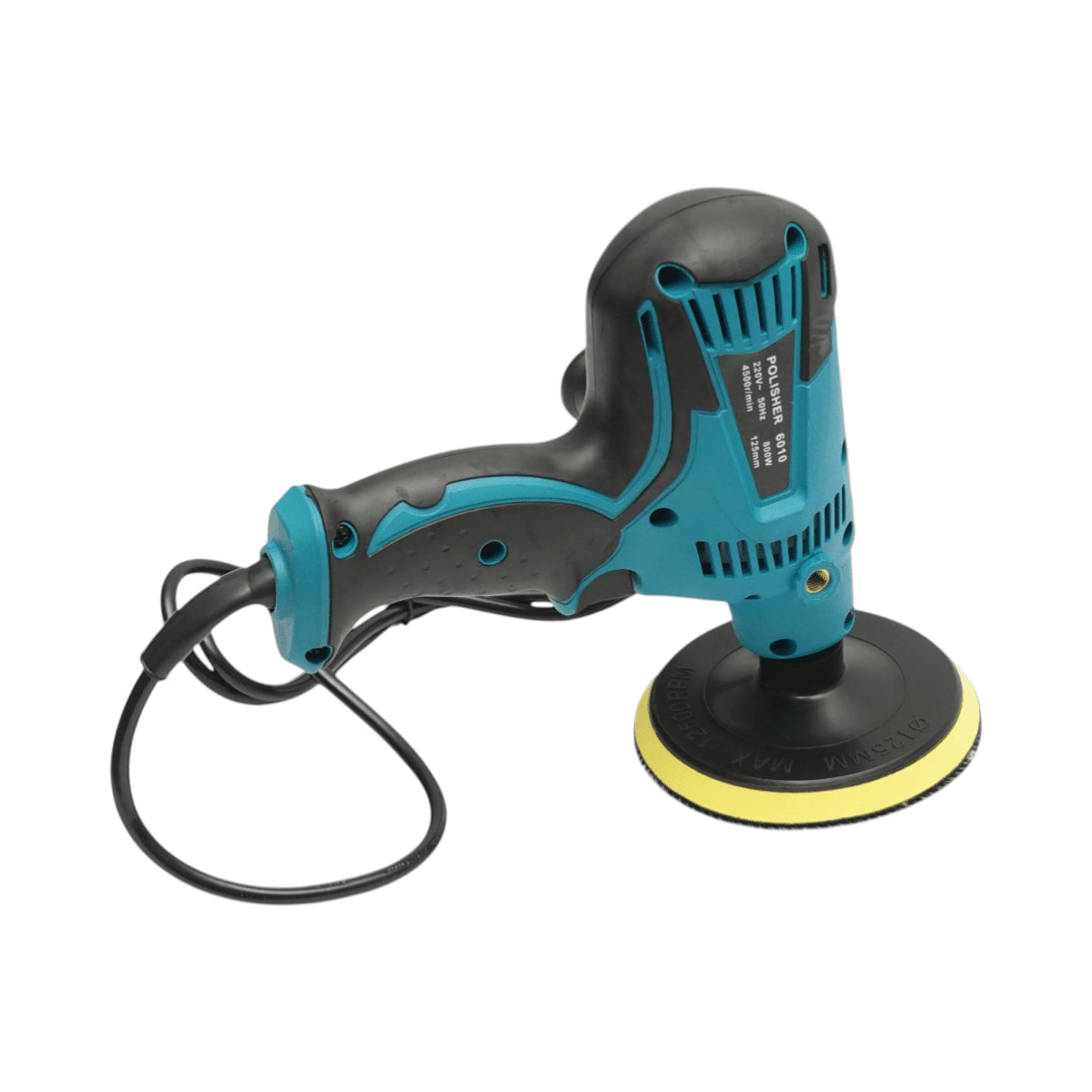 Csiszológép 800W, 220V, 125mm tárcsa, 4500 fordulat/perc, 6 sebességfokozat