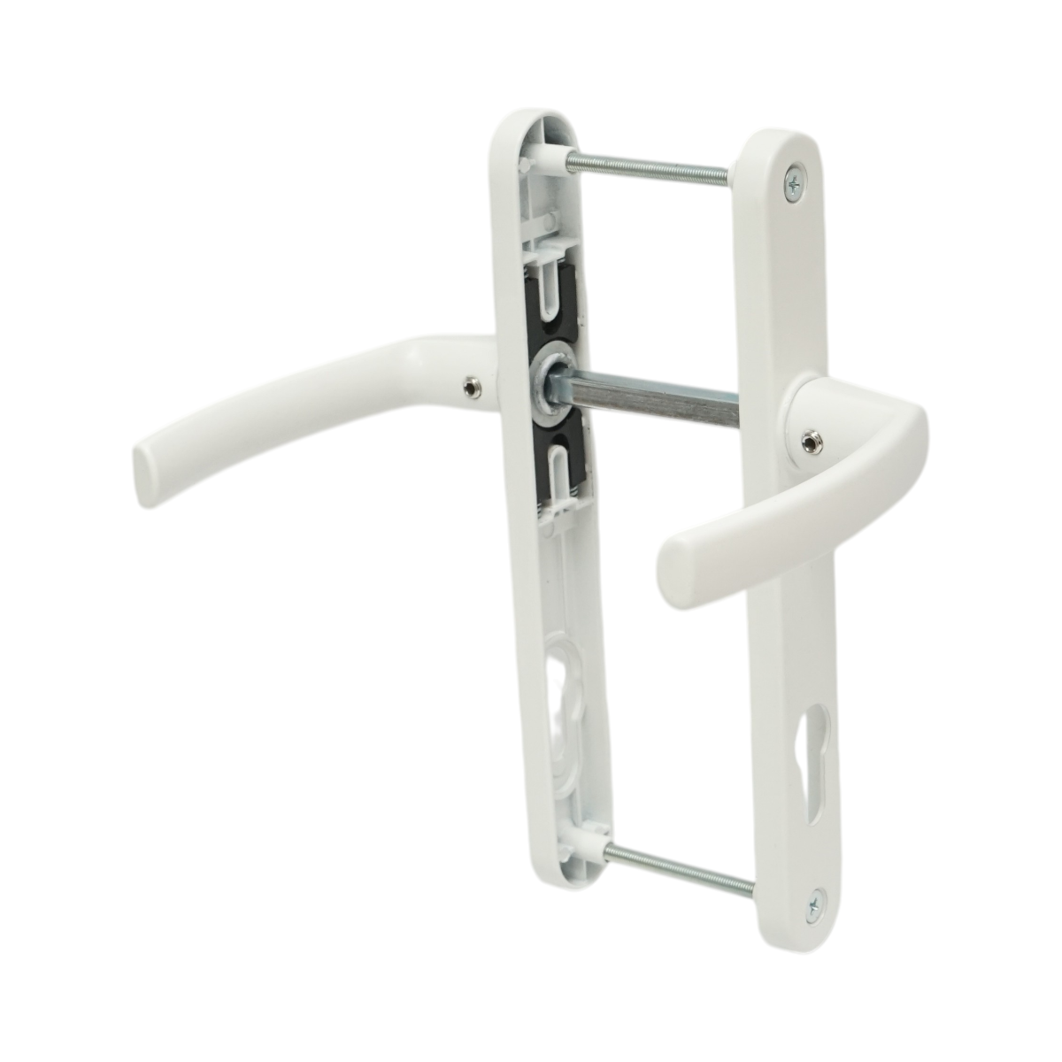 PVC termopán ajtókilincs szett fehér 28x220mm
