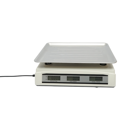 Elektronikus mérleg LCD kijelzővel, 40 kg kapacitással, 4V-os akkumulátorral Breckner Germany