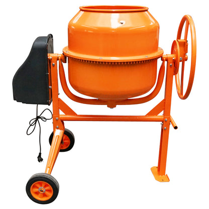 Betonkeverő 550 W, 140 l tál térfogat, öntöttvas fogaskerék és korona, 48 kg Breckner Germany