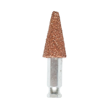 Csiszolókő polírozó abrazív kúpos 19x40mm, szemcseméret K36, hatszögletű szár 3/8 inch