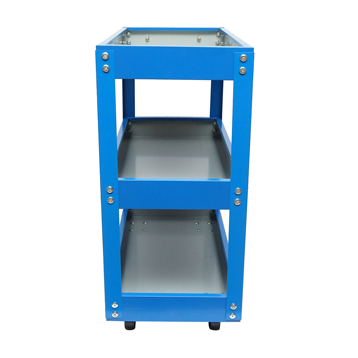 Kerekes fém kocsi 3 polccal a szerszámok számára 510x260x575mm