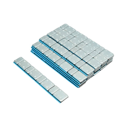 Önműködő ragasztós cinkozott ellensúlyok kerékegyensúlyozáshoz Fe 60g (5gx4 db + 10gx4 db) 100 szalag/doboz