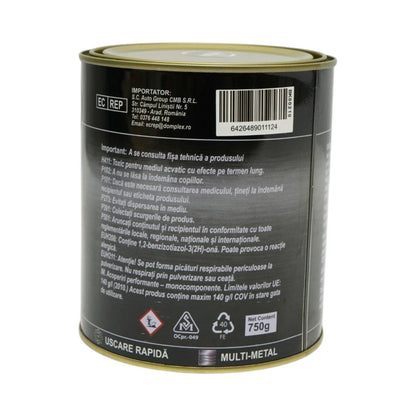 Vopsea email anticoroziva 3 in 1 zöld RAL 6016 fémhez 750g, közvetlenül a rozsdára, vízalapú Breckner Germany