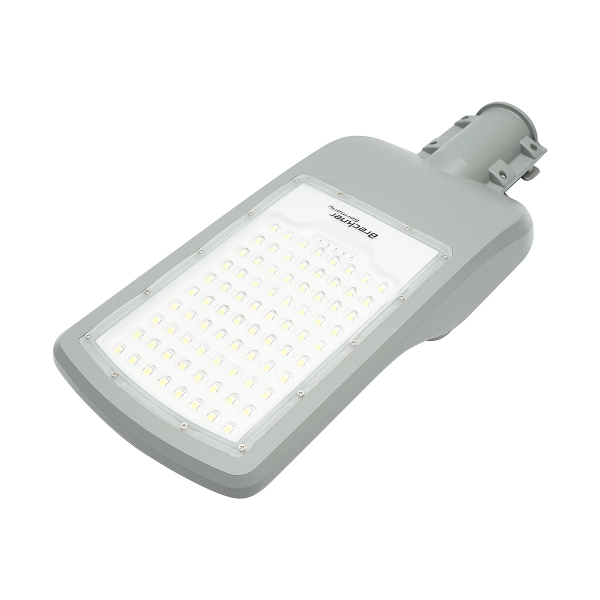 LED-es közvilágítási lámpa 40W, 1800LM, IP65, 6500K napelemmel és 36Ah akkumulátorral, pólusbilinccsel Breckner Germany