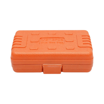 Breckner Germany 3 részes ütvecsavarozó dugókulcs készlet 17, 19 és 21 mm, 1/2” Cr-Mo, felnivédővel