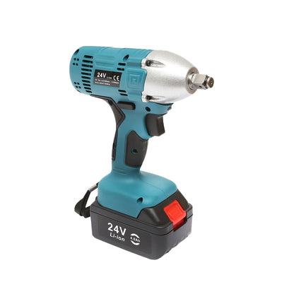 Ütvecsavarozó 1/2, DC 24V/4000mAh 350Nm 350Nm 2800rot/min és csőcsatlakozó 17, 19, 21, 23mm Breckner Germany