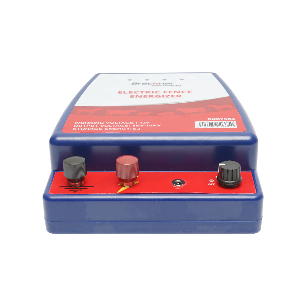 6 Joule impulzusgenerátor elektromos kerítéshez 12V/220V Breckner Germany