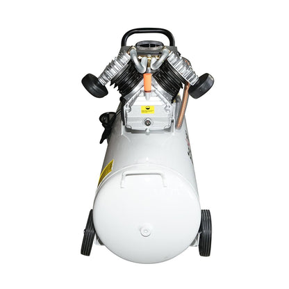 100 literes légkompresszor, 2,2 kW/3 LE V-twin motor, maximális nyomás 8 bar, légbeömlési térfogat 425 l/perc Breckner Germany