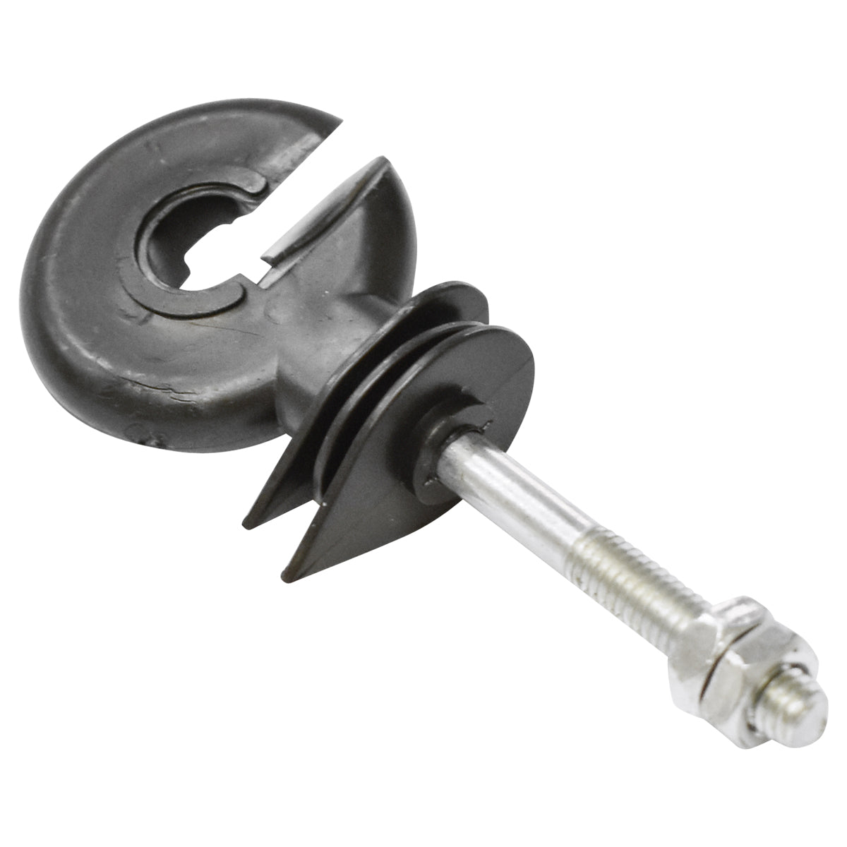 Prémium gyűrűs szigetelő 5.9mm 90x35mm 90x35mm menettel és anyával elektromos kerítés Breckner Germany
